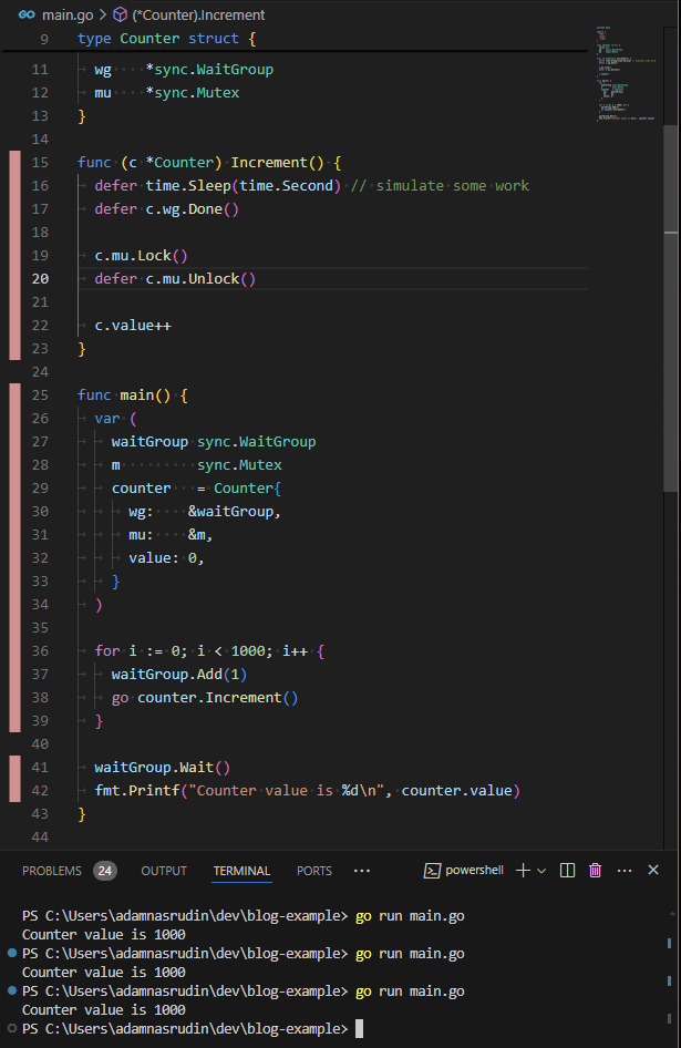 Example Mutex