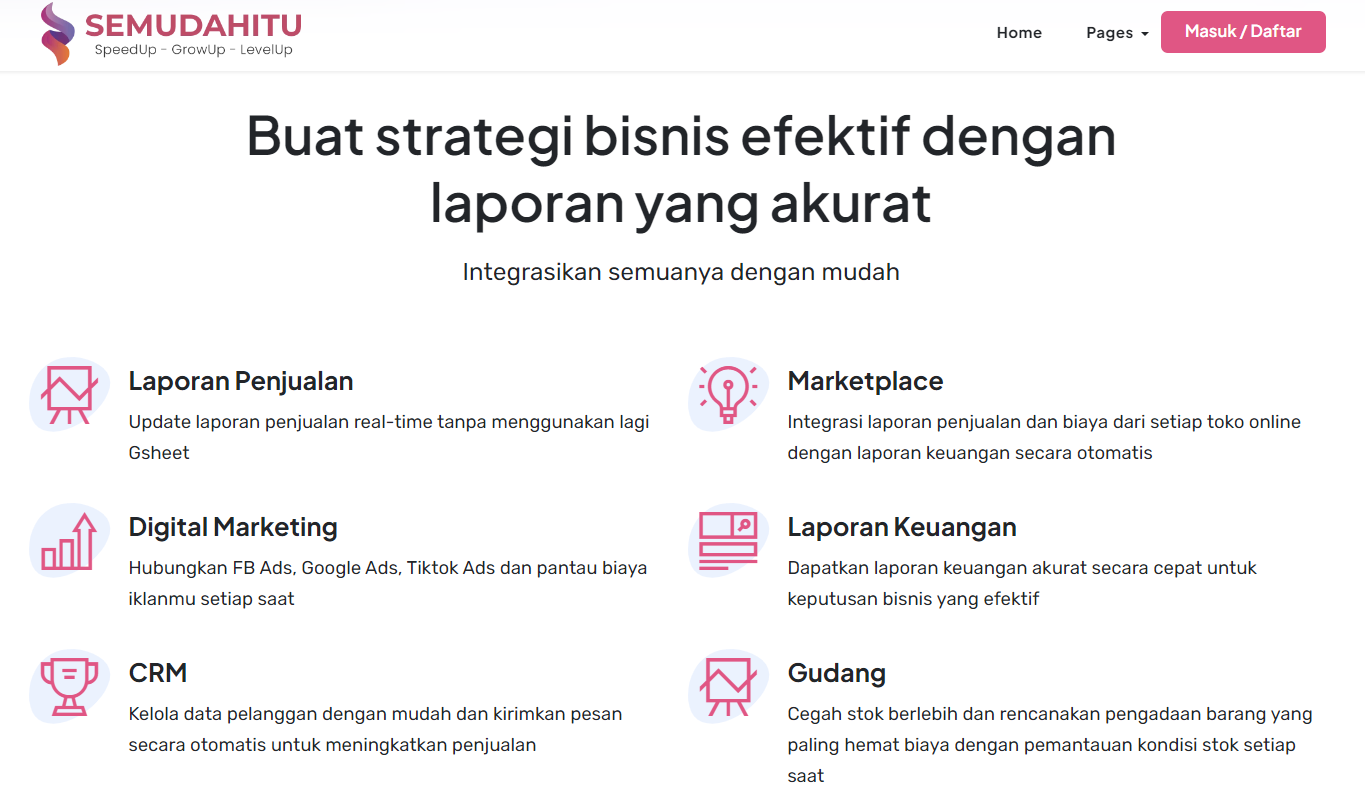 Business Data Analysis, Sales, Financial Reports, and Warehouse - semudahitu.id